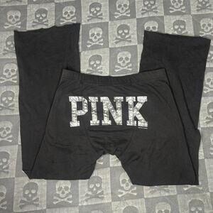 Victorias secret pink black sweatpants